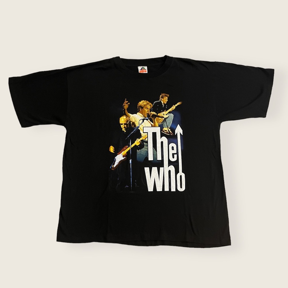 Rare Vintage The Who “In Memory of John Entwisle” 2002 Band Tee